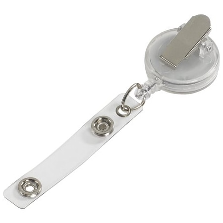 Bsc Preferred Retractable Clear Lanyard, 12PK BUY00030874